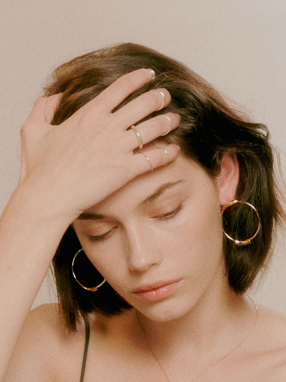 원이너프(ONE ENOUGH) Separate Pipe Earring