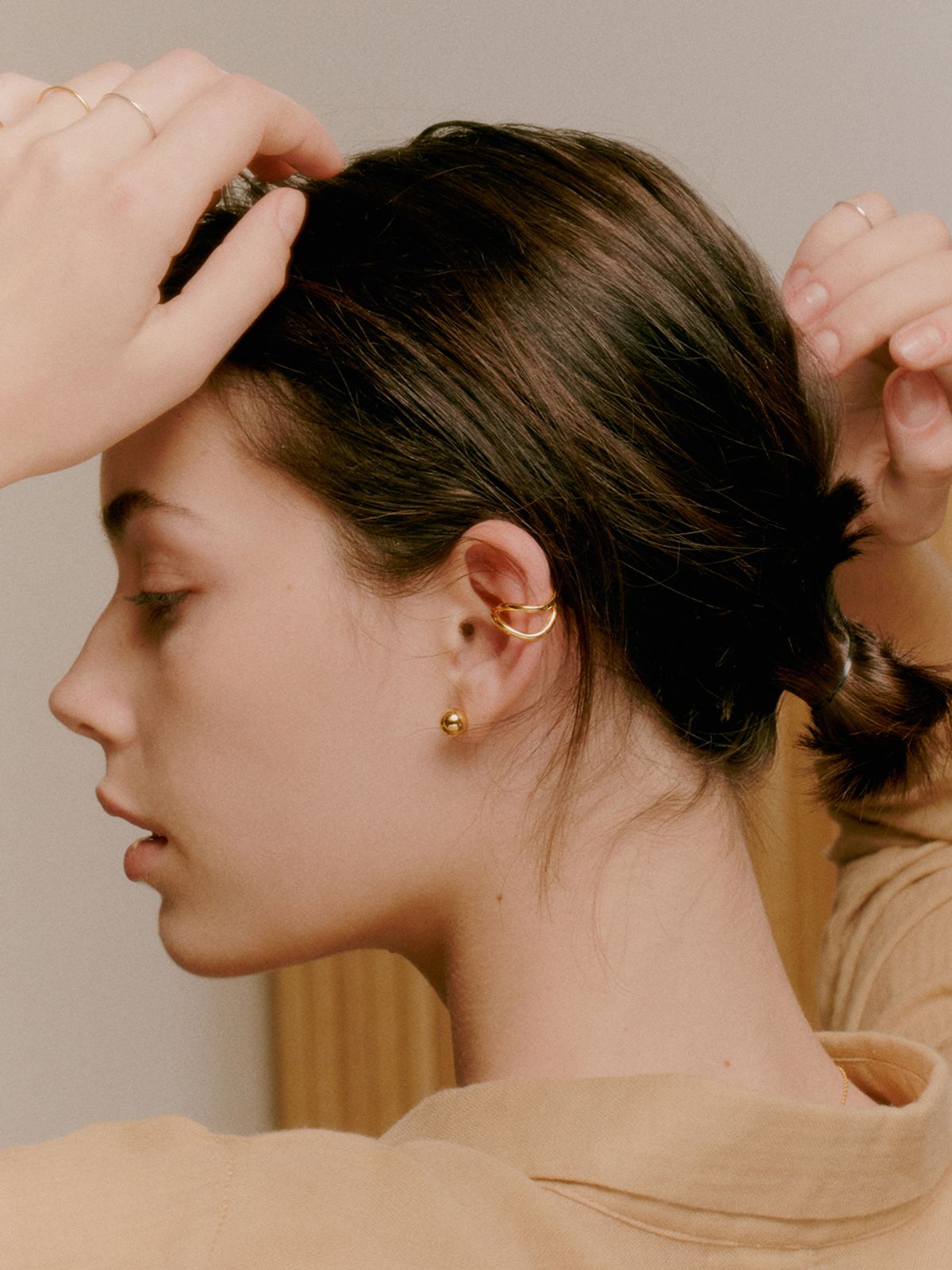 원이너프(ONE ENOUGH) Love Ball Earring