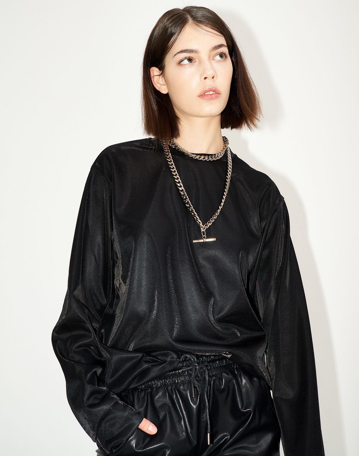 채뉴욕(CHAENEWYORK) Beam Baam Sweatshirts [Black]