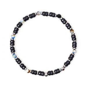 블랙론델 믹스 원석팔찌 (C1902-AC574_BK)