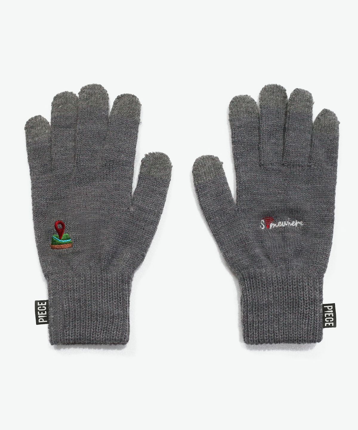 피스메이커(PIECE MAKER) SOMEWHERE SMART GLOVES (GREY)