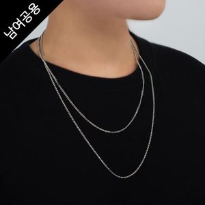 [남녀공용] 2체인 레이어드목걸이 / GHMN-145
