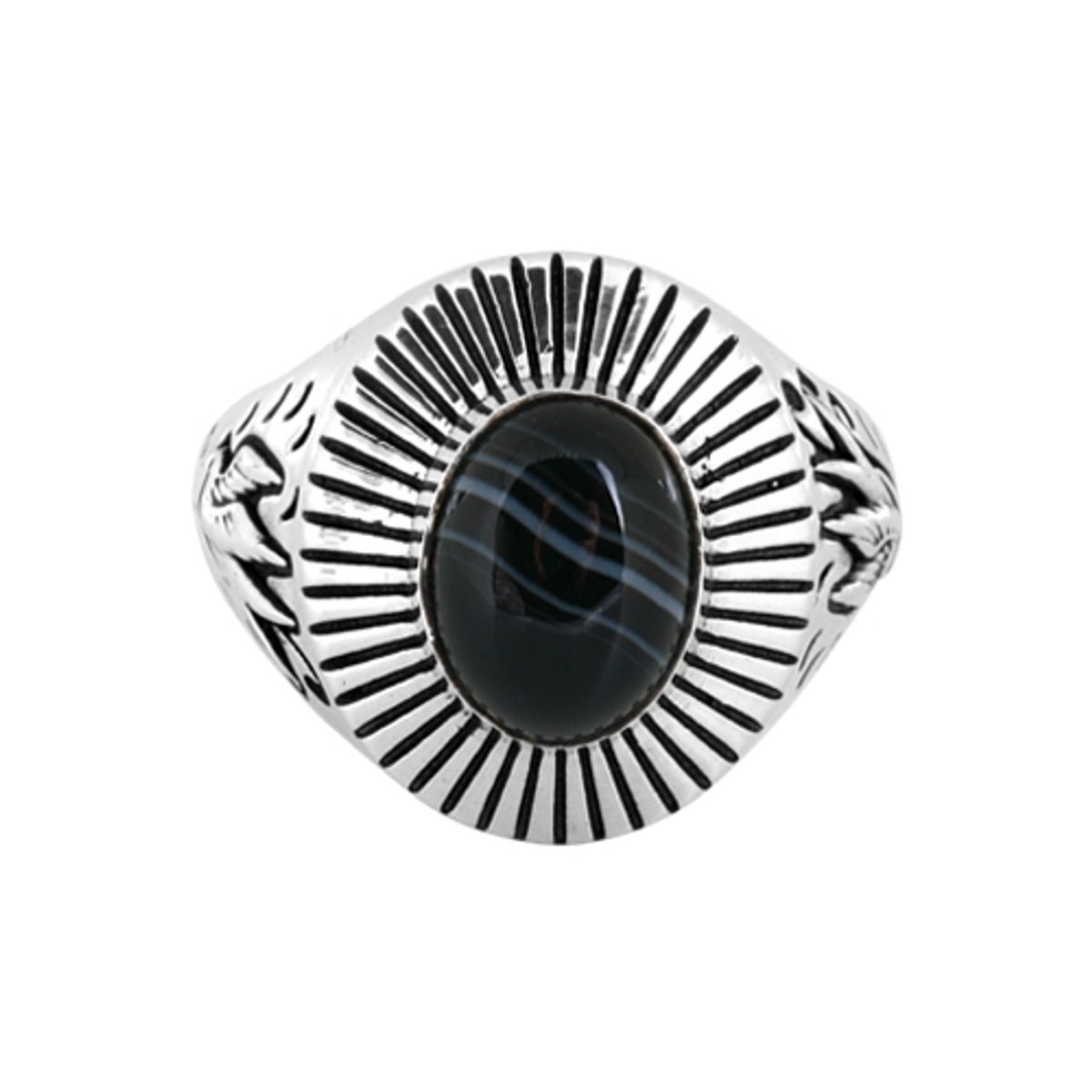 어나니머스아티즌(ANONYMOUS ARTISAN) Swallow Egg ring - Black