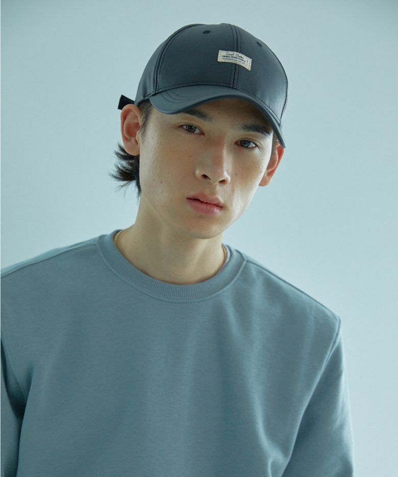 화이트 라벨 레더 볼캡