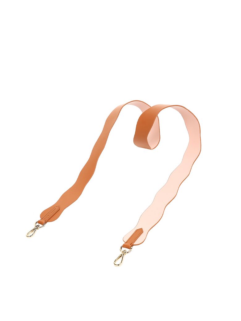 Wave Leather Strap Pecan Brown