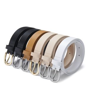 우먼즈 베이식 이탈리안 레더 벨트_23mm