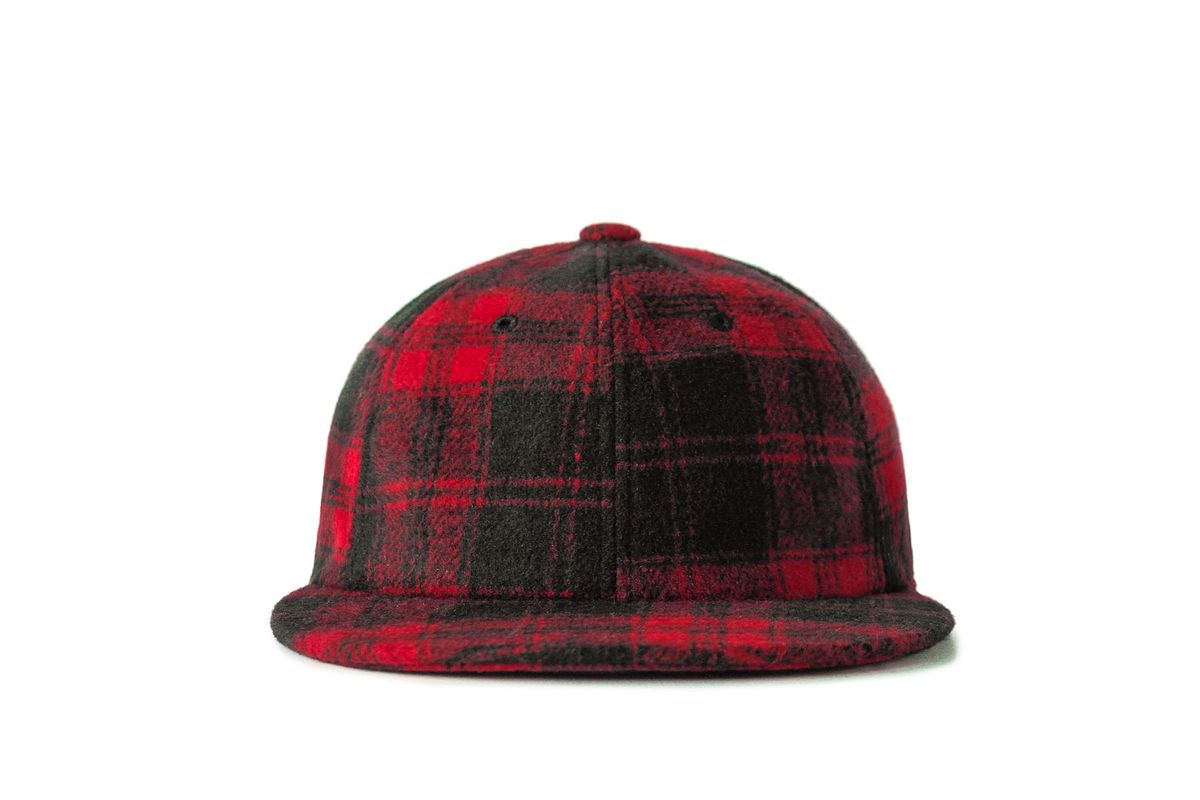 해드랩스(HEADWRAPS) 남녀공용 윈터 체크 레드