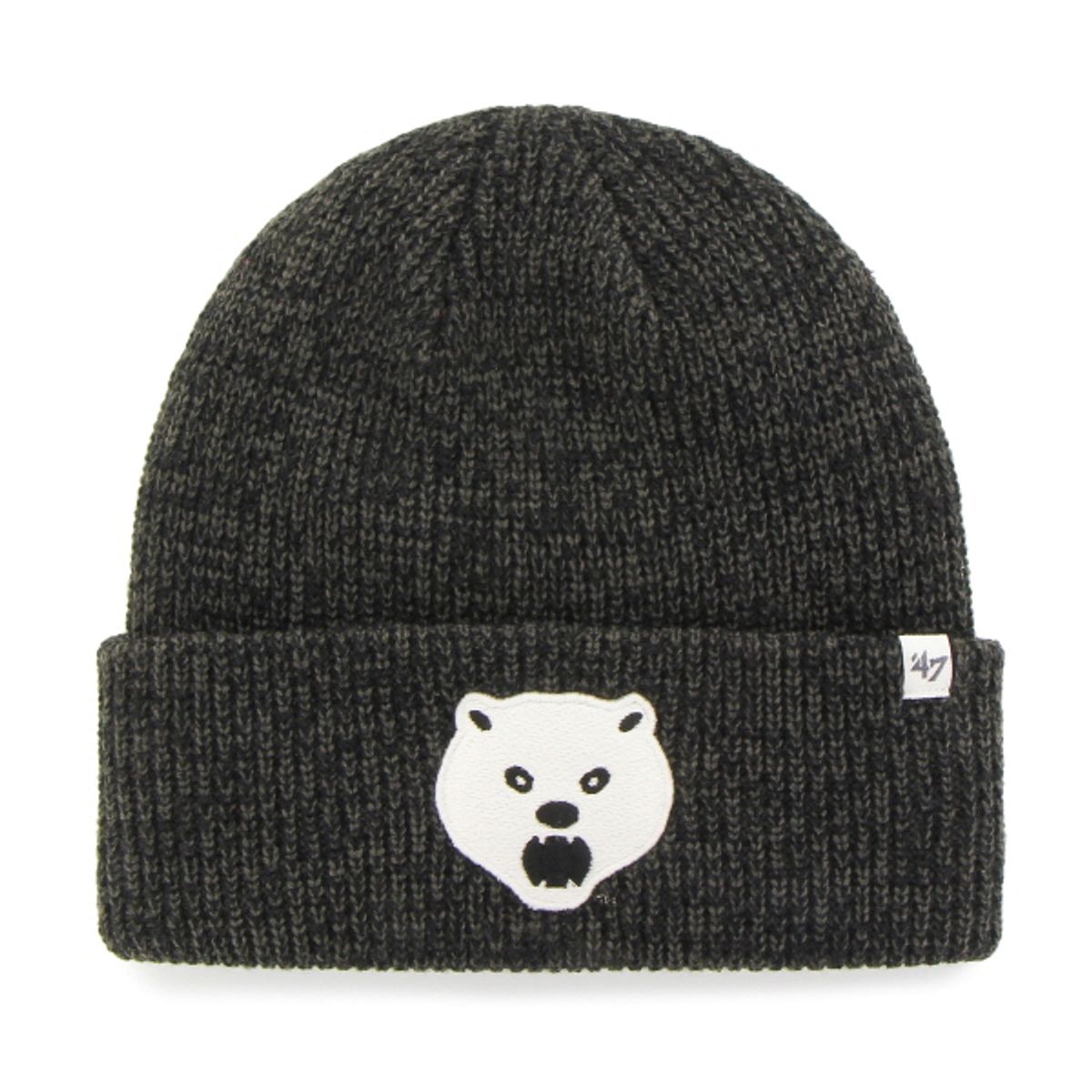 47브랜드(47 BRAND) WASHINGTON BEARS CHARCOAL BLACK FIVES LANCASTER 47 CUFF KNIT