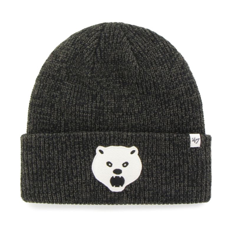 WASHINGTON BEARS CHARCOAL BLACK FIVES LANCASTER 47 CUFF KNIT