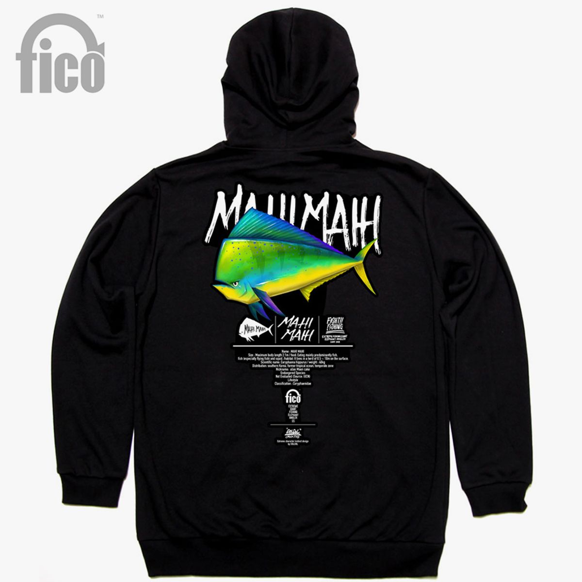 돌돌(DOLDOL) FICO-HOODY-29 익스트림 낚시 브랜드 피코 캐릭터 그래픽 그래피티 디자인 후드티 후디