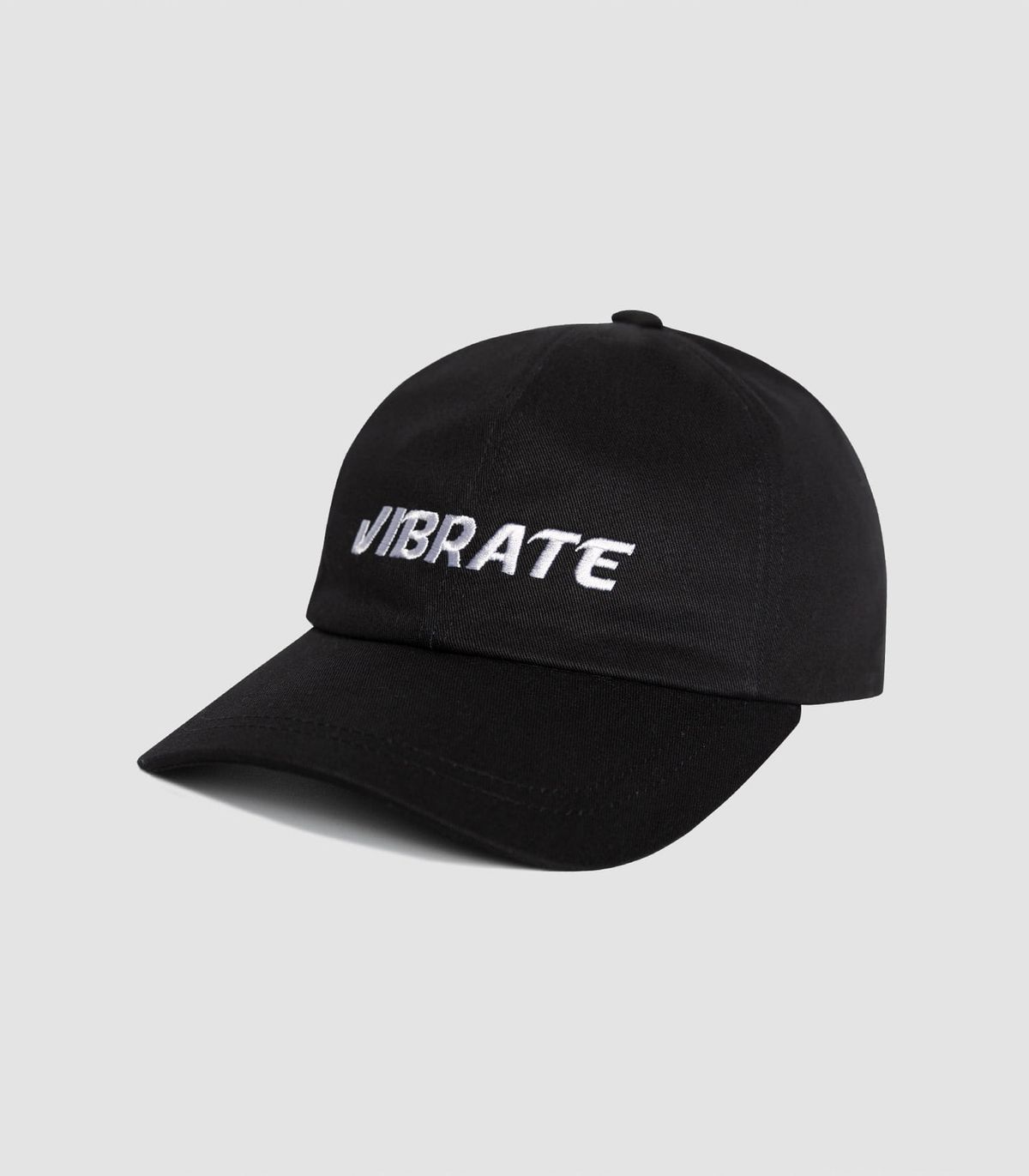 바이브레이트(VIBRATE) SIGNATURE NAME BALL CAP (black)