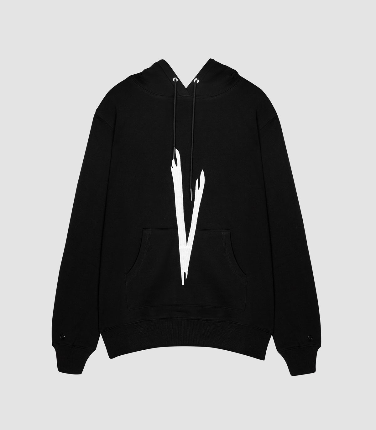 바이브레이트(VIBRATE) V CHECKING HOODIE (BLACK)