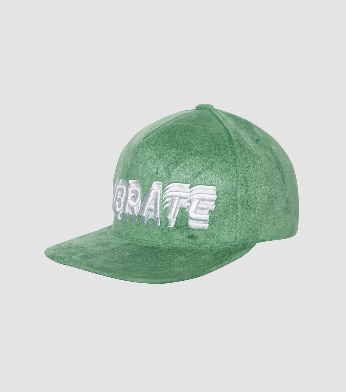 바이브레이트(VIBRATE) SIGNATURE NAME SNAPBACK (SUEDE GREEN)