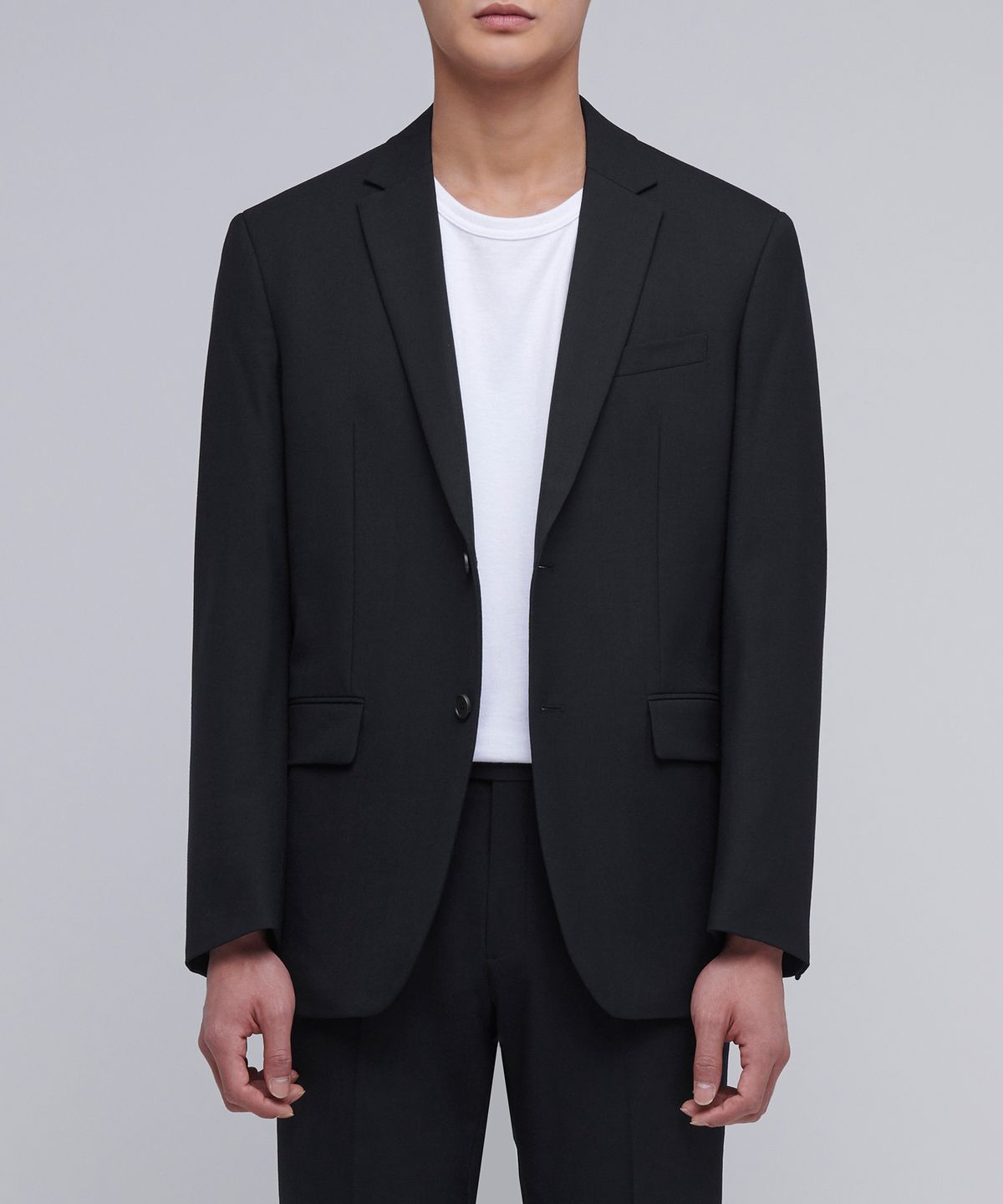 무신사 스탠다드(MUSINSA STANDARD) 베이식 울 블레이저 [블랙]