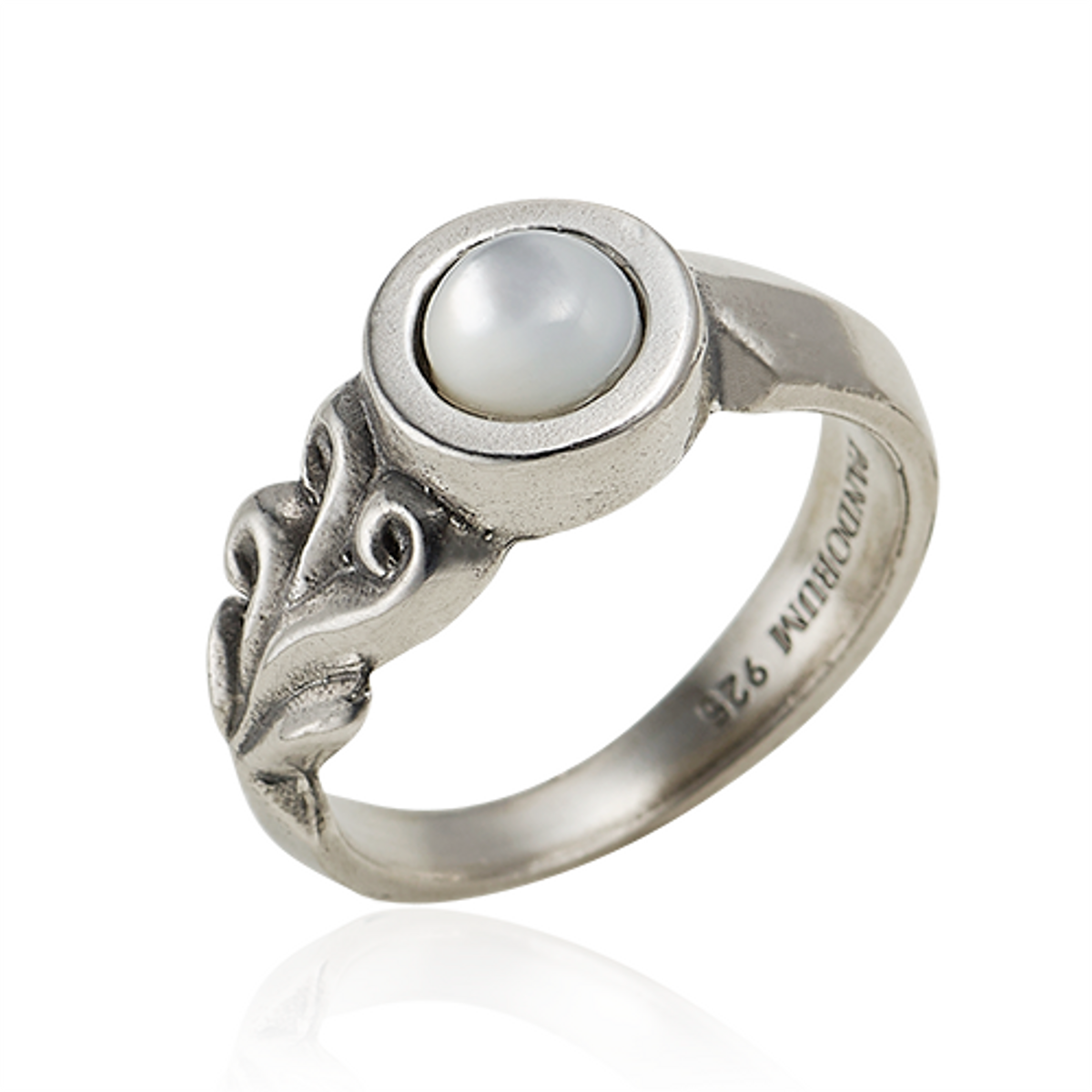 팬도럼주얼리(PANDORUMJEWELRY) Half ring[백자개]
