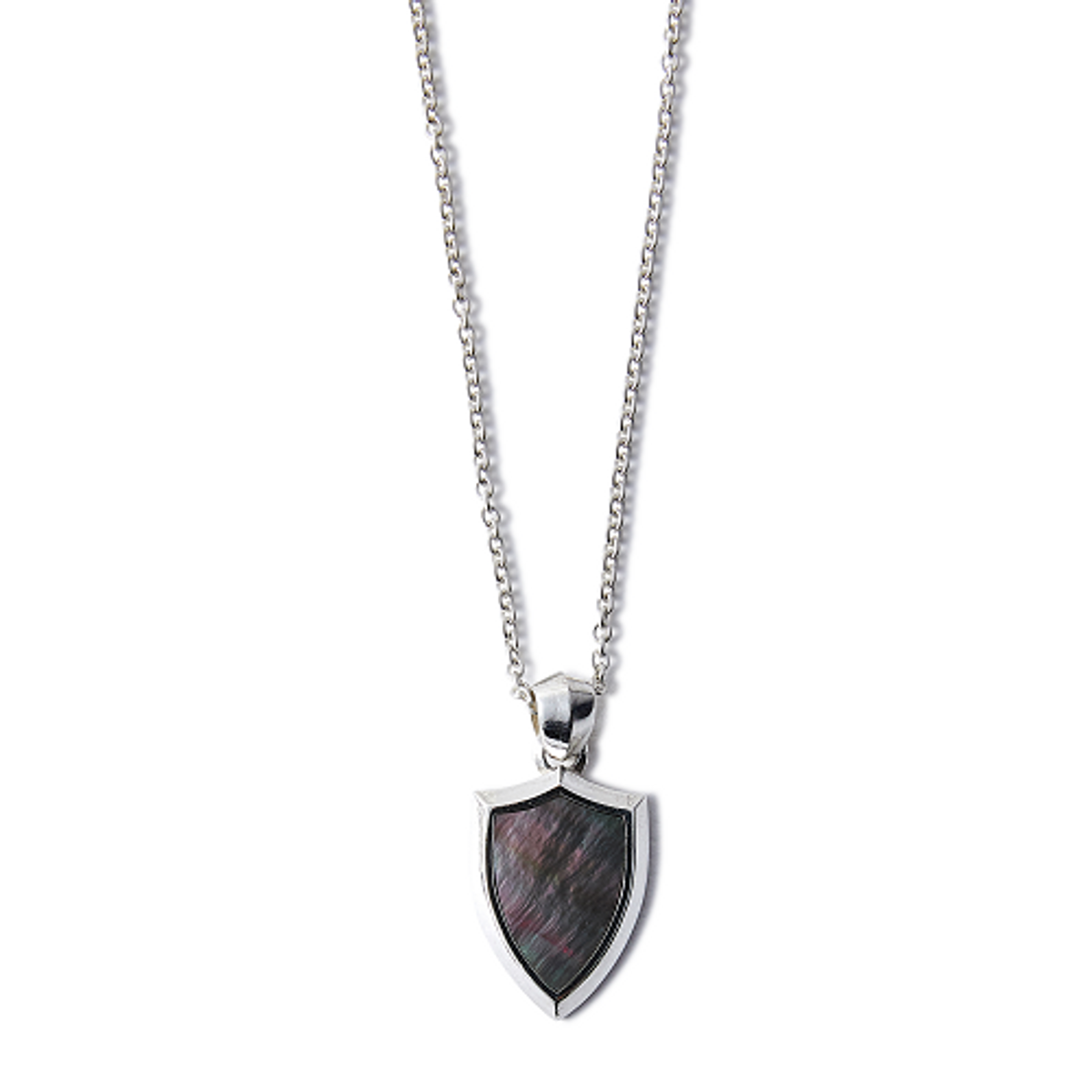 팬도럼주얼리(PANDORUMJEWELRY) Shield neckalce[흑자개]