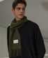 [기프트박스]_램스울 100 머플러_카키_남녀공용