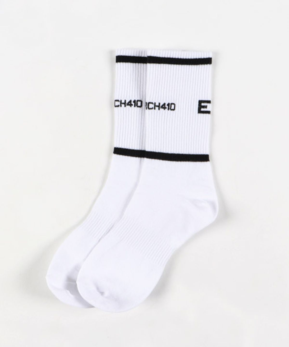 써치410(SEARCH410) [UNISEX] BASIC SOCKS_WHITE
