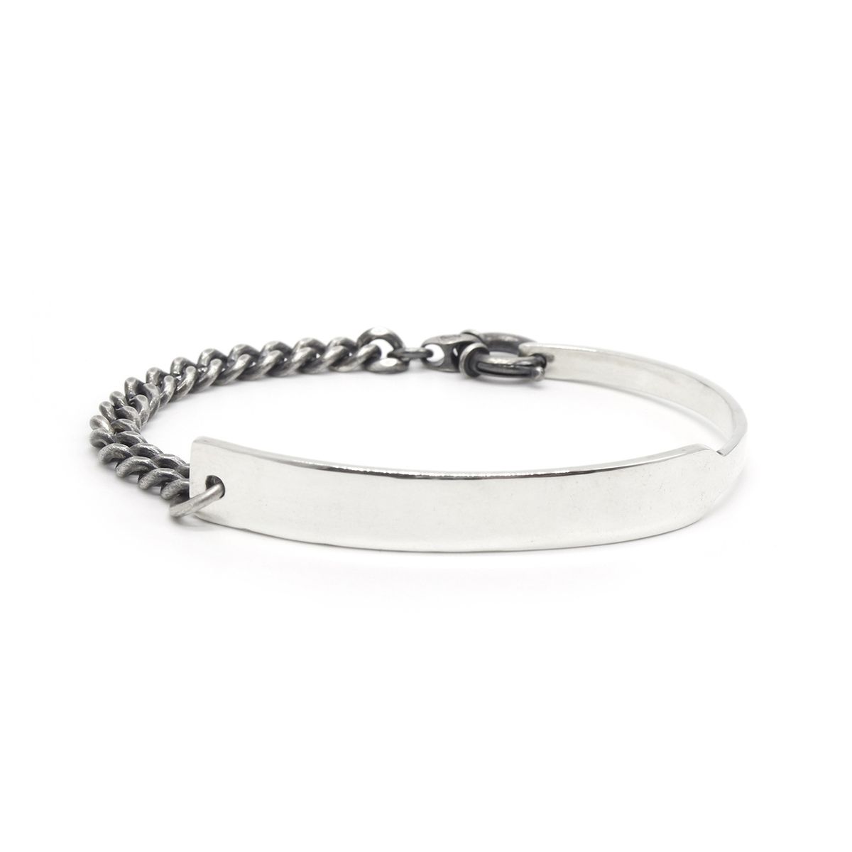 오드콜렛(ODDCOLLET) [SILVER925]ID plate half chain (S)