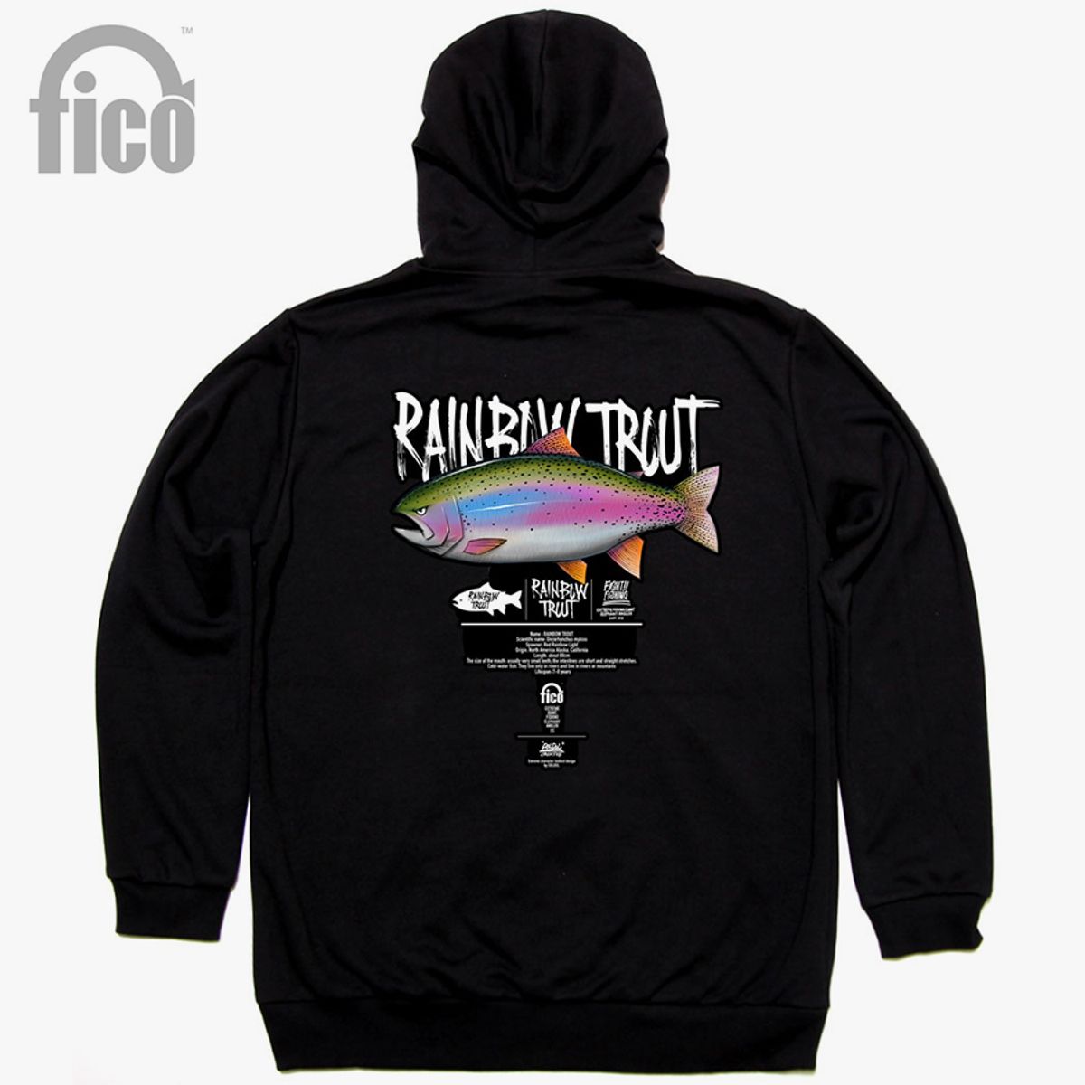 돌돌(DOLDOL) FICO-HOODY-35 익스트림 낚시 브랜드 피코 캐릭터 그래픽 그래피티 디자인 후드티 후디