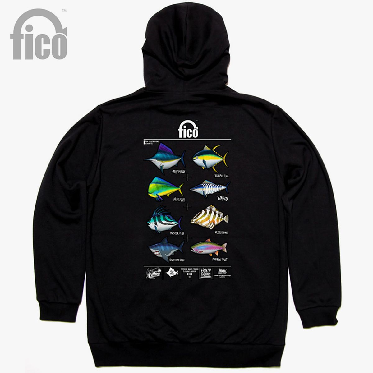 돌돌(DOLDOL) FICO-HOODY-37 익스트림 낚시 브랜드 피코 캐릭터 그래픽 그래피티 디자인 후드티 후디