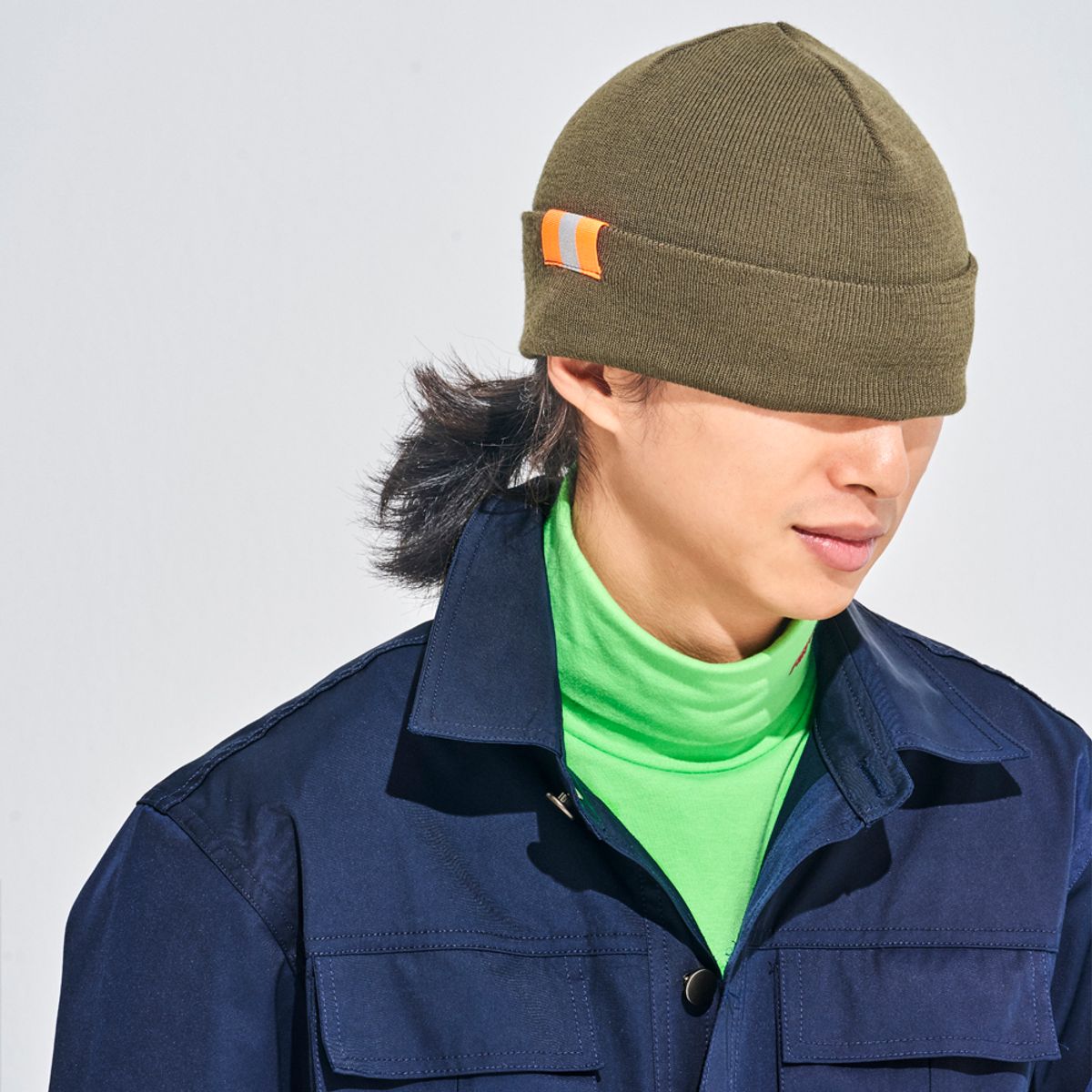 에프엠9102(FM91.02) xPLAY BEANIE khaki