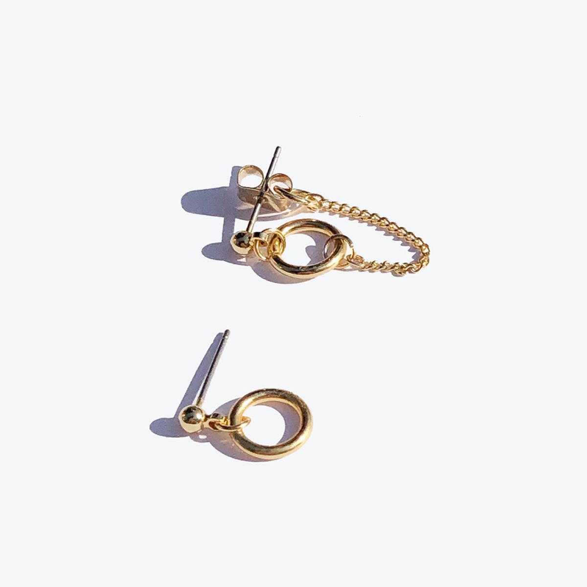 러쉬오프(RUSH OFF) Beyond The Circle Gold Earring / 비욘드 더 써클 골드귀걸이