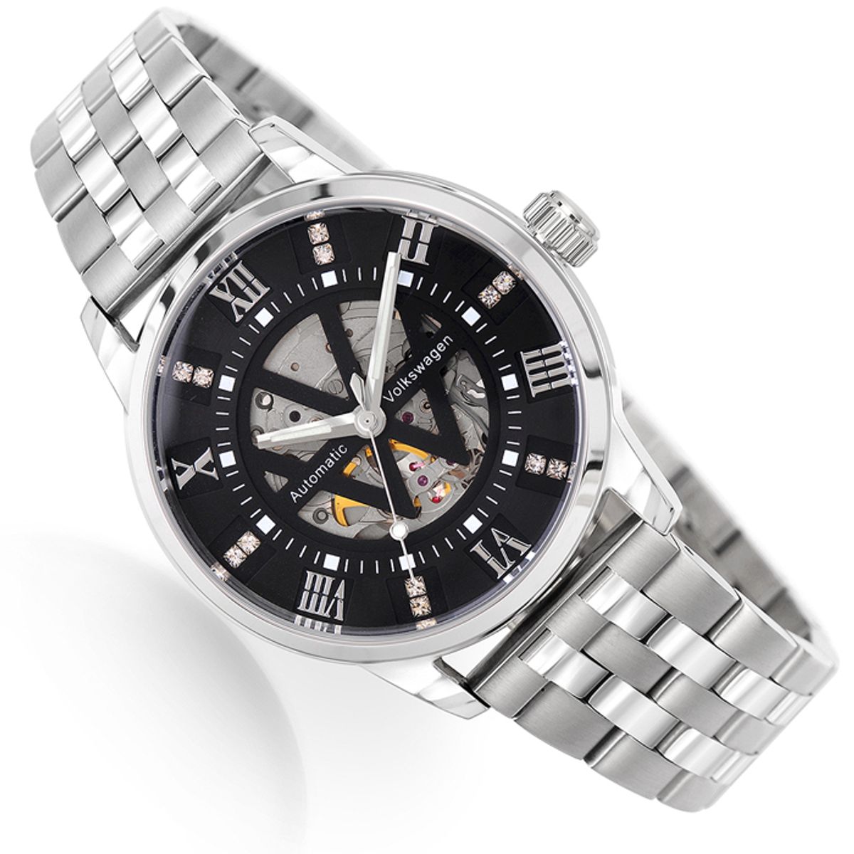 폭스바겐 와치(VOLKSVAGEN WATCH) VW-Skeleton Automatic-BK
