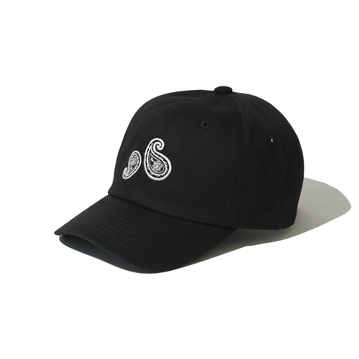 크루치(KRUCHI) Paisley 6 Panel Cap (Black/wh)