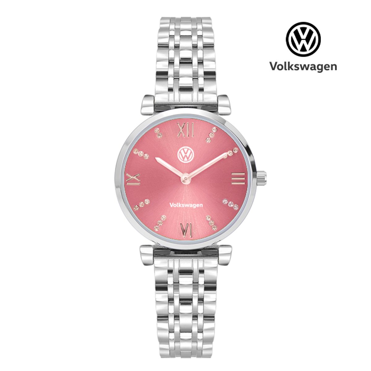 폭스바겐 와치(VOLKSVAGEN WATCH) 커플메탈시계 여성용 VW-ArteonL-PK32