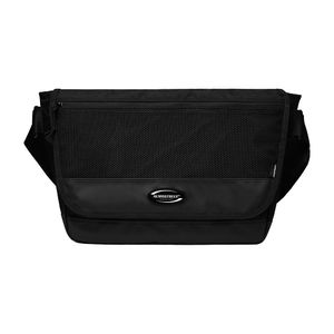 [20ALL] RUBBER LOGO MESSENGER BAG