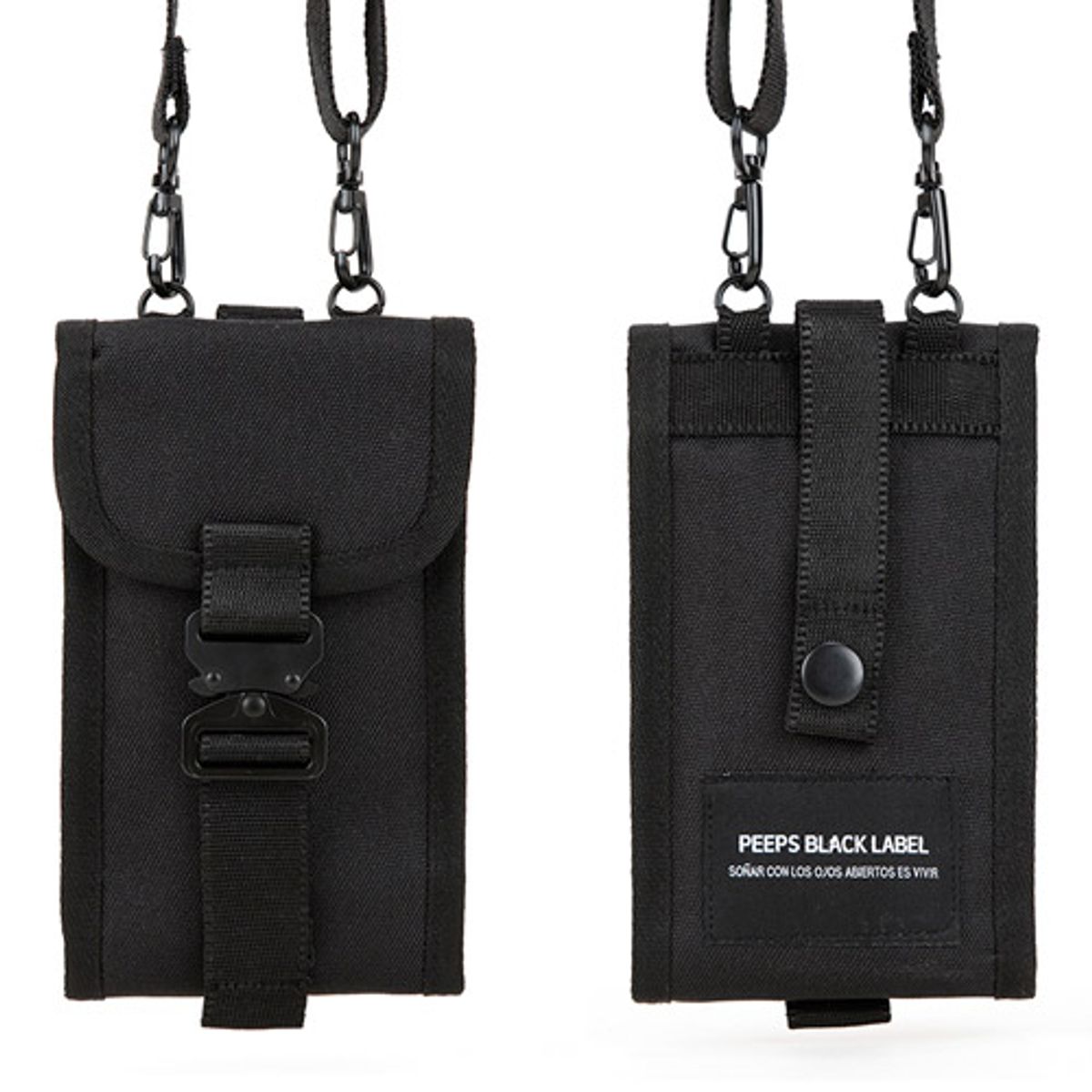 핍스(PEEPS) BLACK LABEL Muse phone case(black)