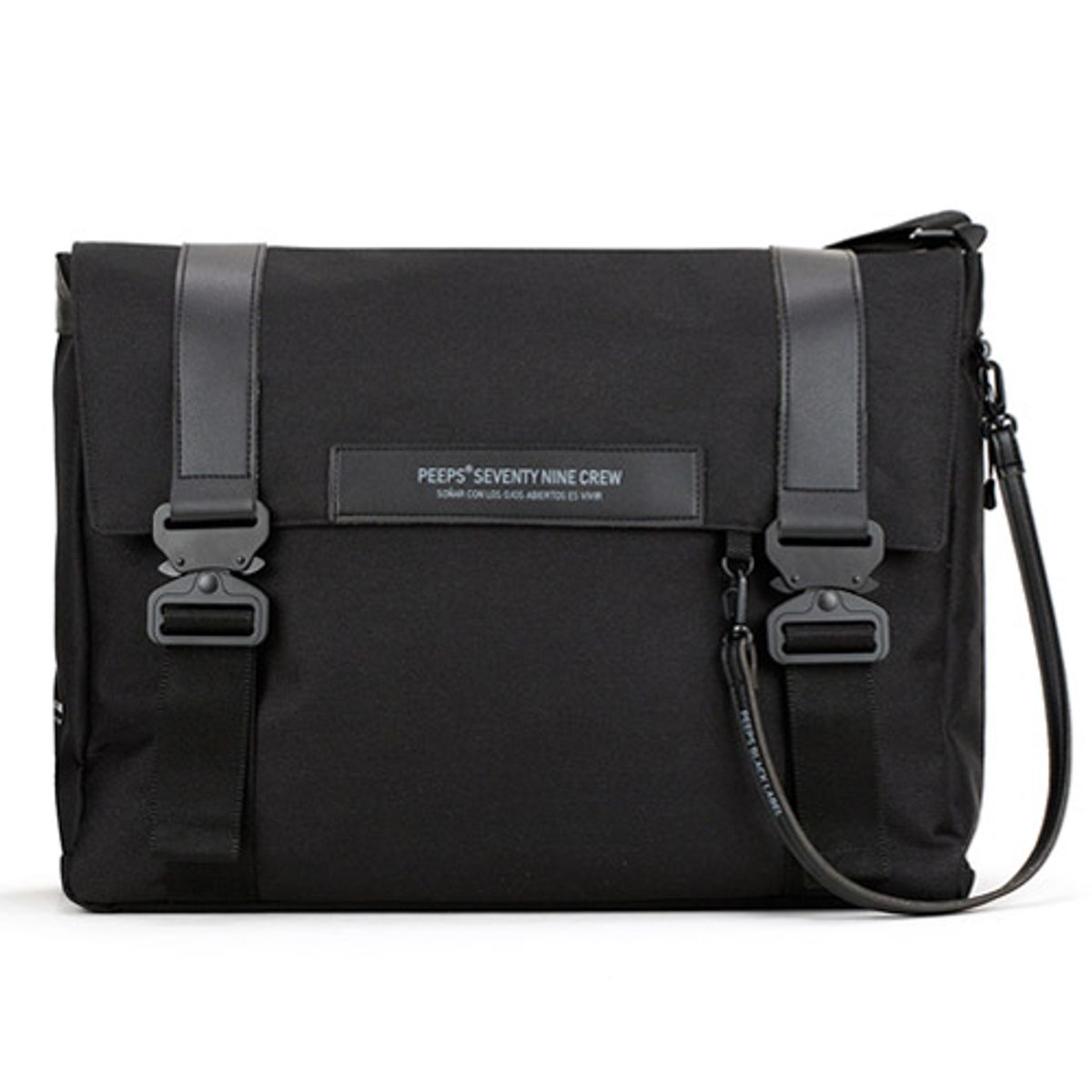 핍스(PEEPS) BLACK LABEL Million messenger bag(black)