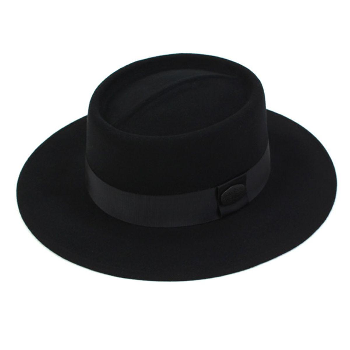 유니버셜 케미스트리(UNIVERSAL CHEMISTRY) BMJ Line Wool Black Fedora 울페도라
