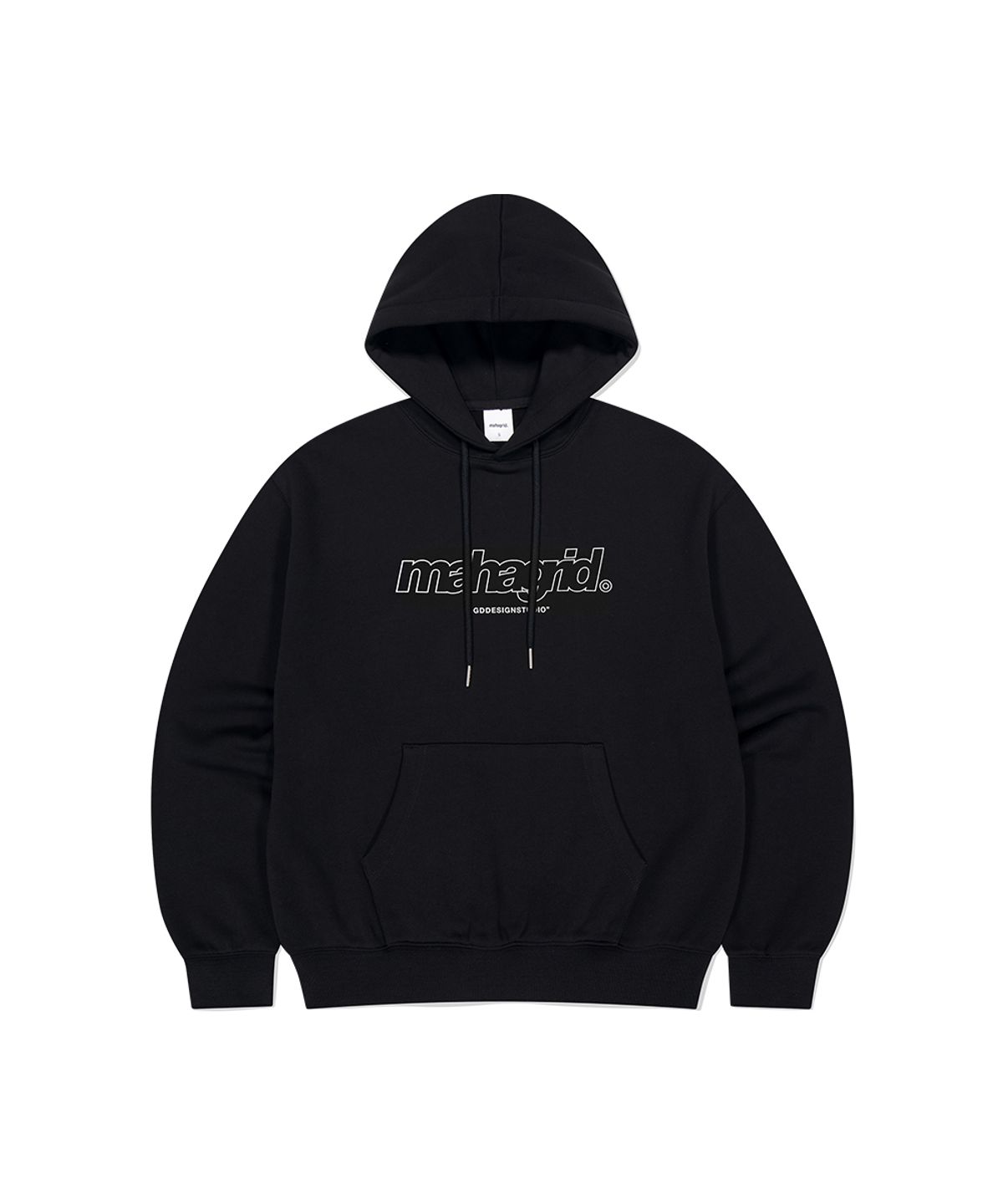 마하그리드(MAHAGRID) THIRD LOGO HOODIE BLACK(MG2BSMM430A)