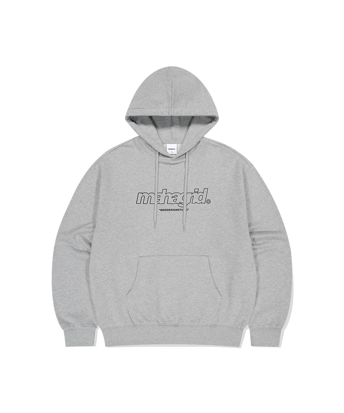 마하그리드(MAHAGRID) THIRD LOGO HOODIE GREY(MG2BSMM430A)