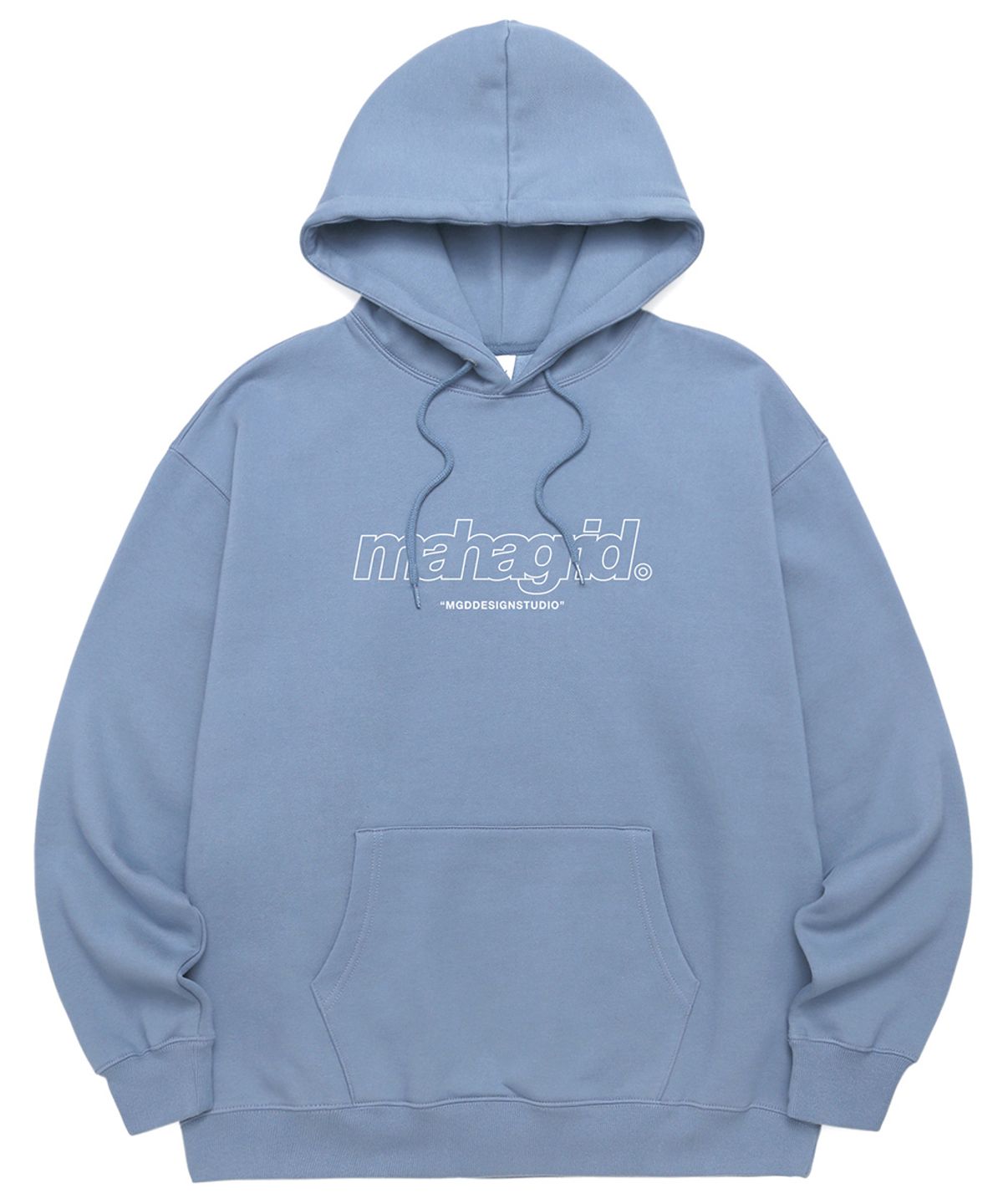 마하그리드(MAHAGRID) THIRD LOGO HOODIE BLUE(MG2BSMM430A)