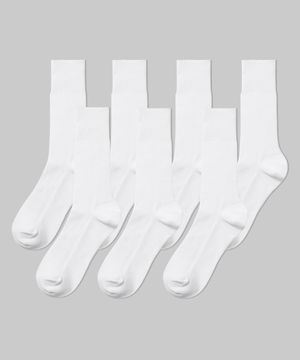 리브드 크루 삭스 7팩 [화이트]