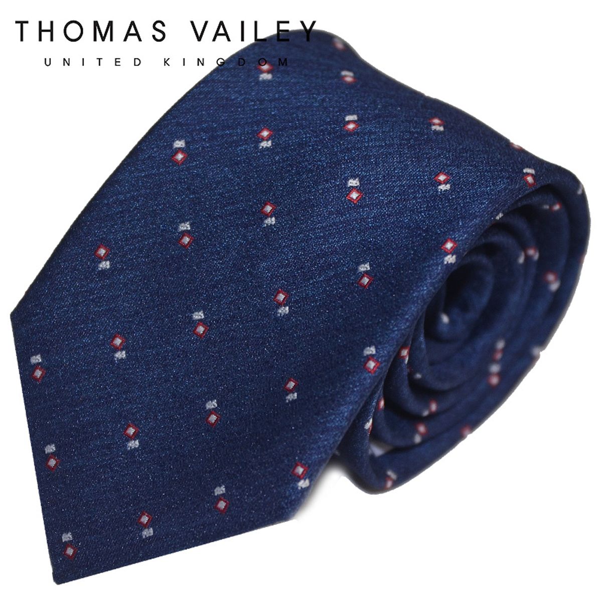 토마스 베일리(THOMAS VAILEY) 패션넥타이-아너 네이비 7.5cm
