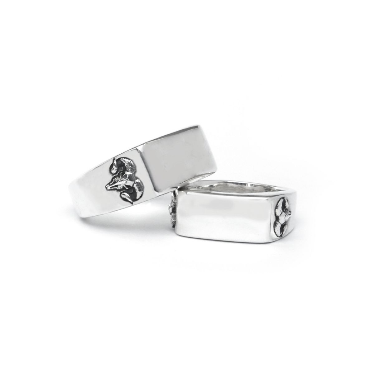 스팅925(STING925) Square Bold Ring
