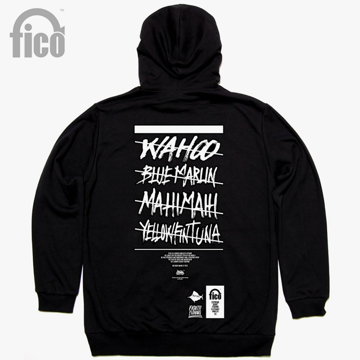 돌돌(DOLDOL) FICO-HOODY-49 익스트림 낚시 브랜드 피코 캐릭터 그래픽 그래피티 디자인 후드티 후디