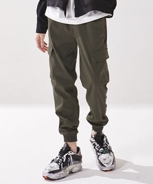 미니멀 스탠다드 카고조거 슬랙스 Khaki