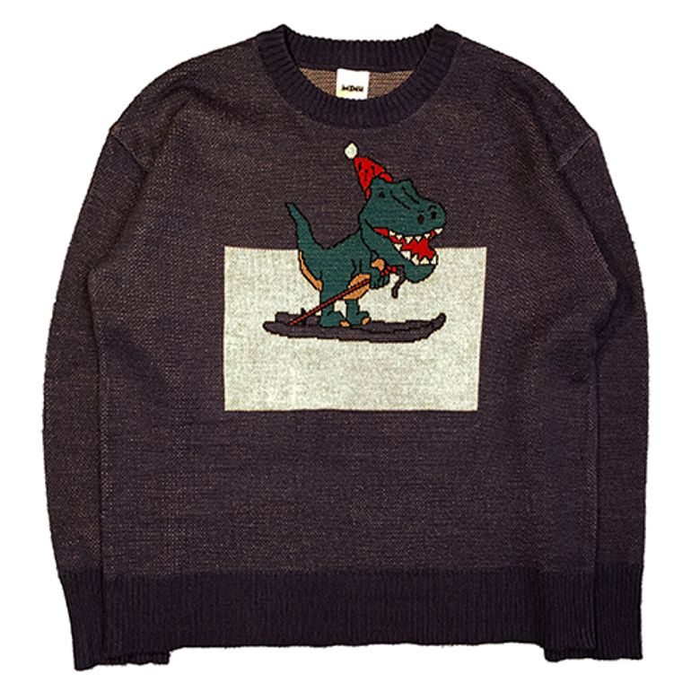 Dino ski sweater [Deep Navy]