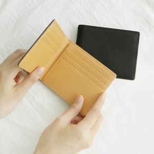 사피아노 가죽 딘 남자 반지갑 - 4color