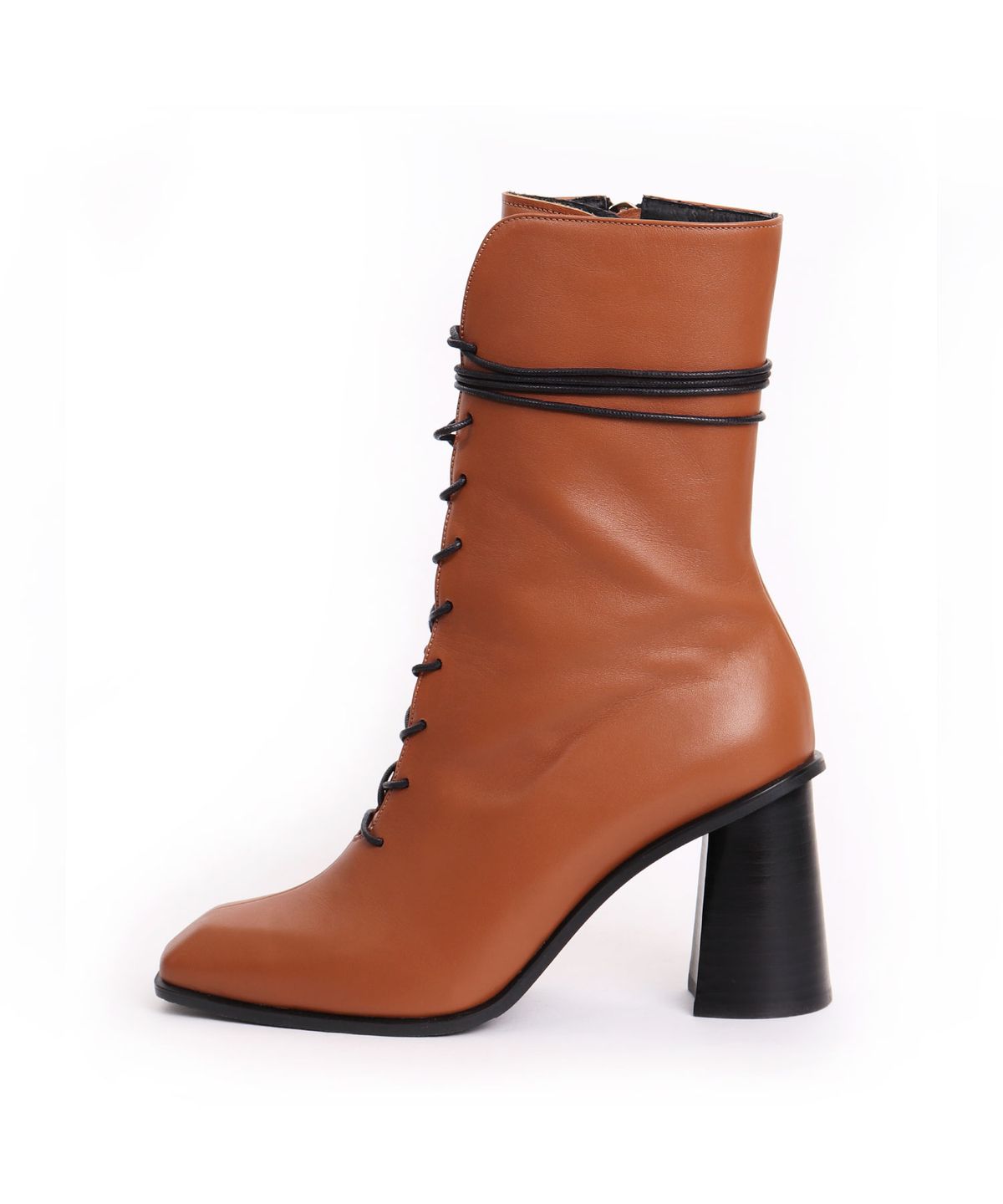 쥬드코넨(JEDE KONNEN) JDB19010_LACEUP DETAIL  BOOTS_CAMEL