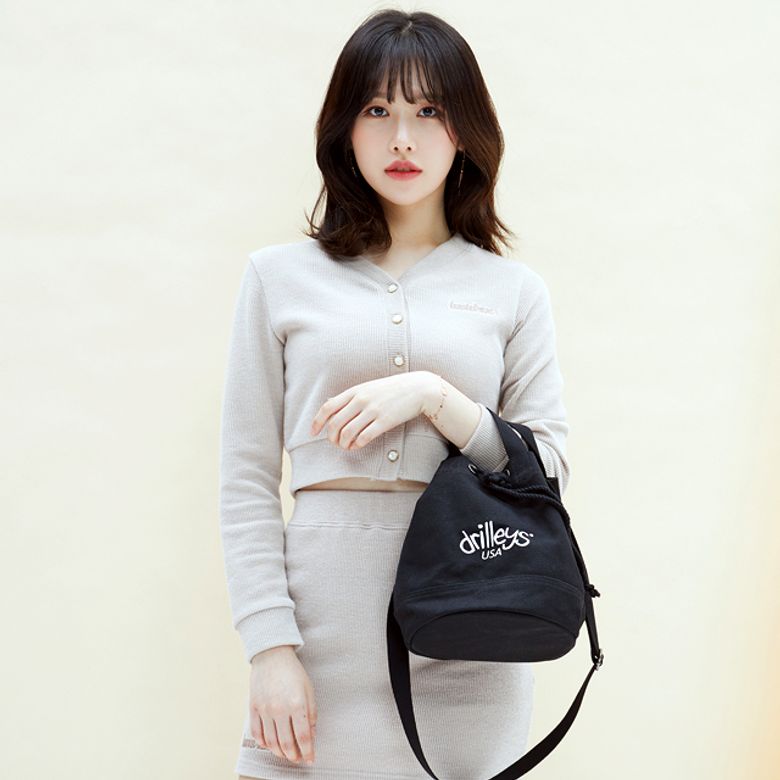 투웨이 써클백 블랙 에코백 복조리