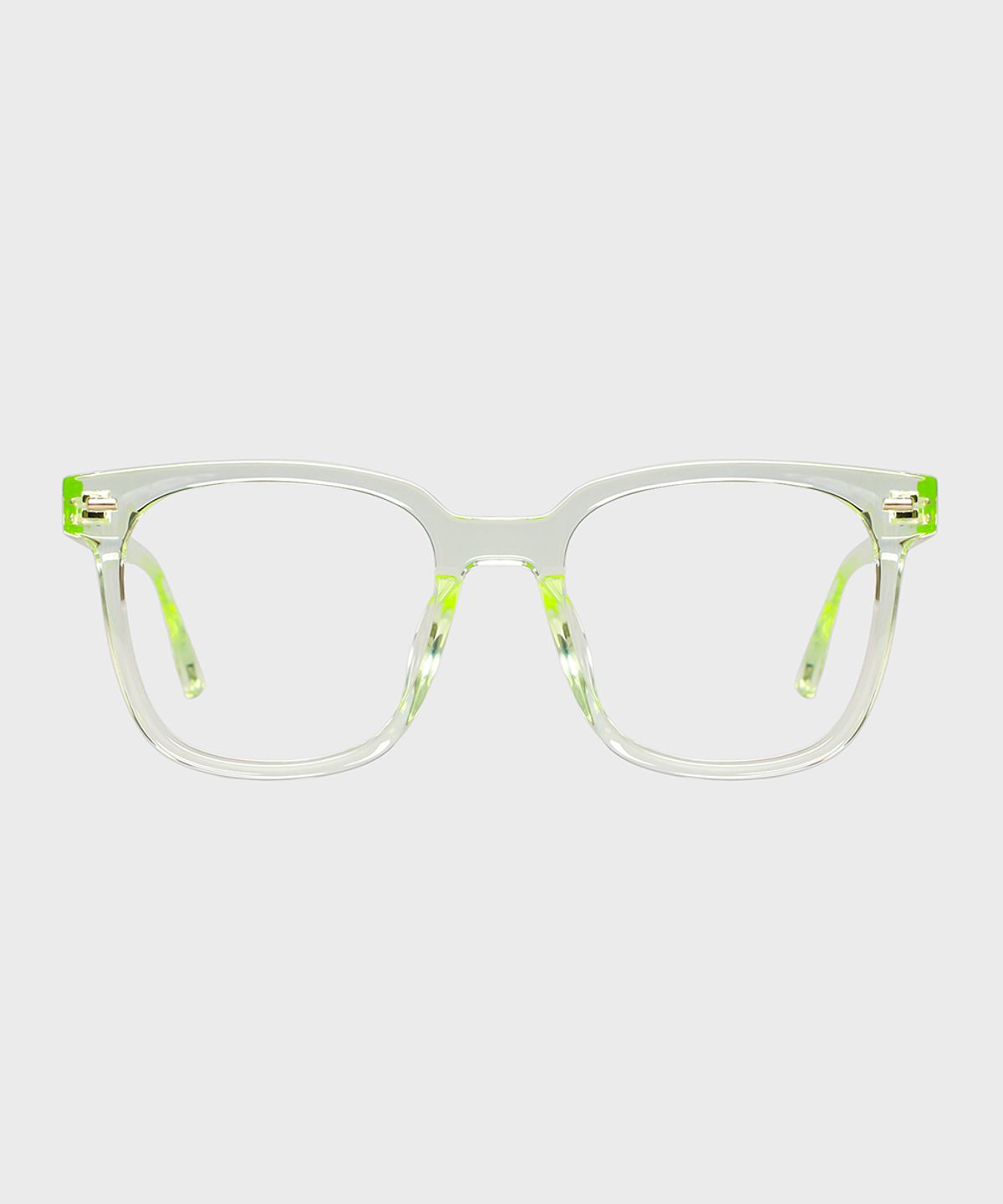 일삼사엠엠(134MM) 기본 사각라운드 블루라이트 투명연두 S000776