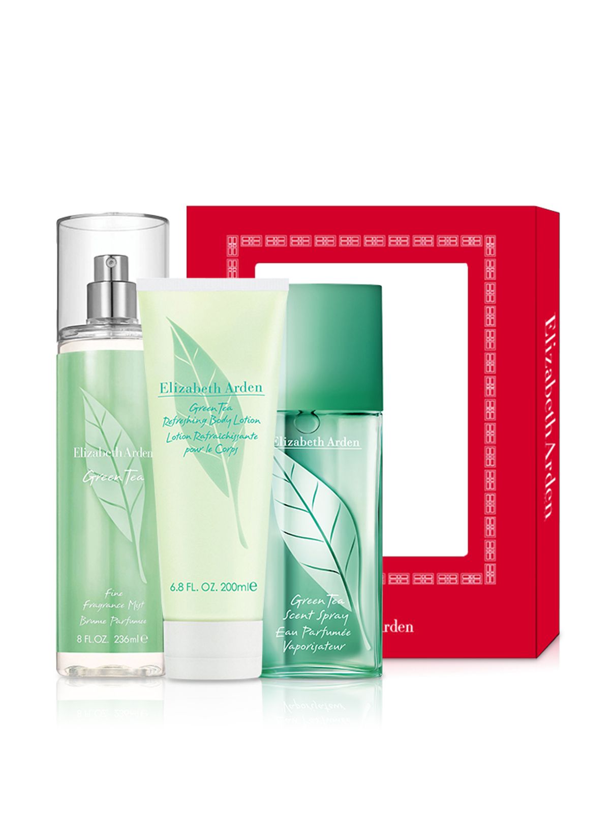 엘리자베스아덴(ELIZABETH ARDEN) [3PACK] 그린티 센트 스프레이 EDC 100ml + 그린티 리프레싱 바디로션 200ml + 그린티 바디미스트 236ml