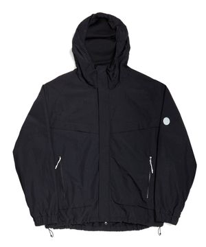 어프로칭 후드 윈드 브레이커 블랙