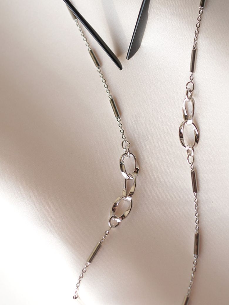 Mini bar shape link glasses chain